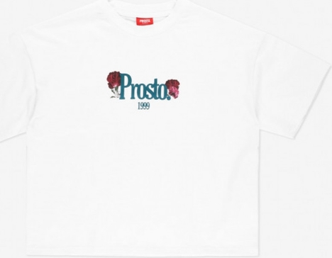 T-shirt Prosto. w młodzieżowym stylu z okrągłym dekoltem