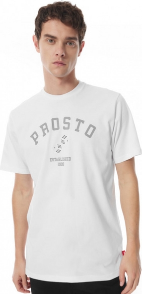 T-shirt Prosto. z bawełny z krótkim rękawem w stylu klasycznym
