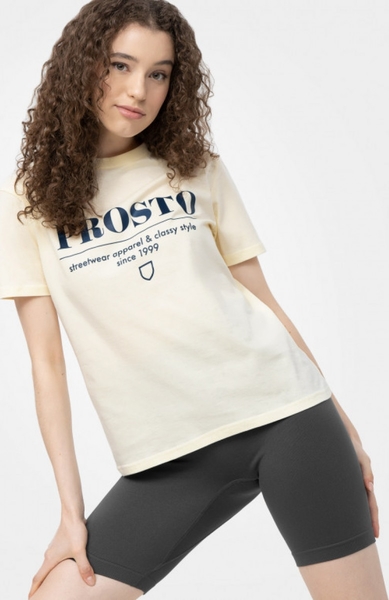 T-shirt Prosto. z krótkim rękawem z okrągłym dekoltem