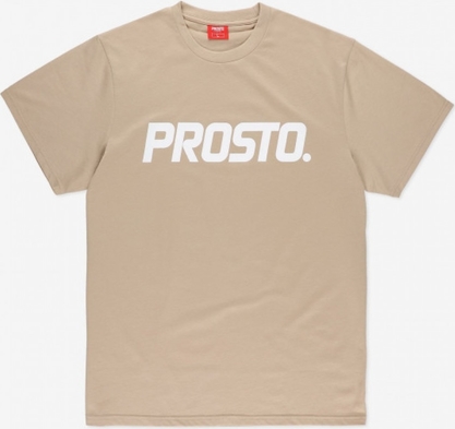T-shirt Prosto. z nadrukiem w młodzieżowym stylu z krótkim rękawem