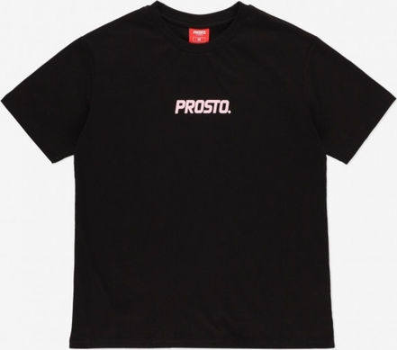 T-shirt Prosto. z okrągłym dekoltem w młodzieżowym stylu z bawełny