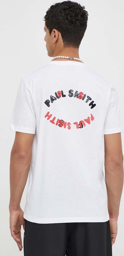 T-shirt Ps Paul Smith z krótkim rękawem w młodzieżowym stylu