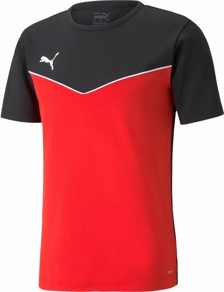 T-shirt Puma w sportowym stylu z krótkim rękawem z dżerseju
