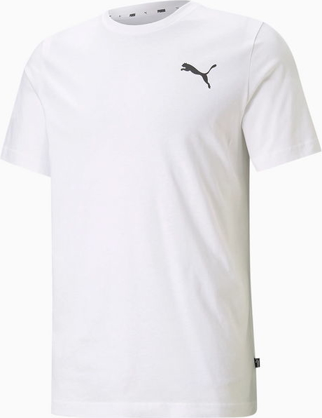 T-shirt Puma z bawełny w sportowym stylu z krótkim rękawem