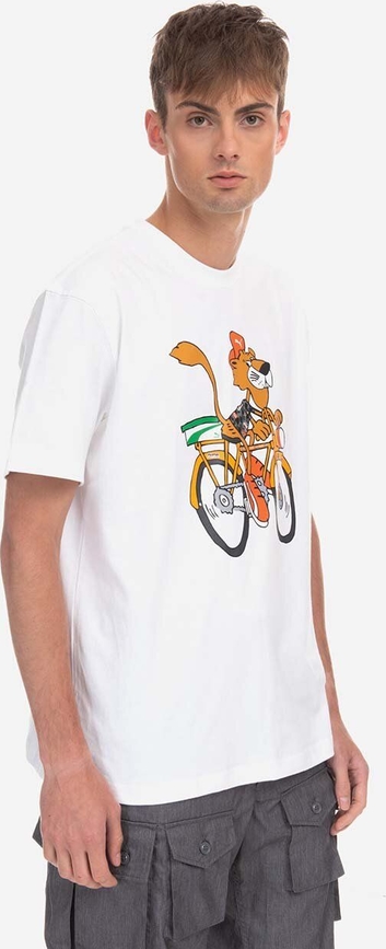 T-shirt Puma z bawełny w sportowym stylu z nadrukiem