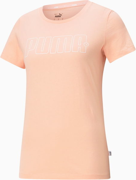 T-shirt Puma z bawełny z okrągłym dekoltem w sportowym stylu
