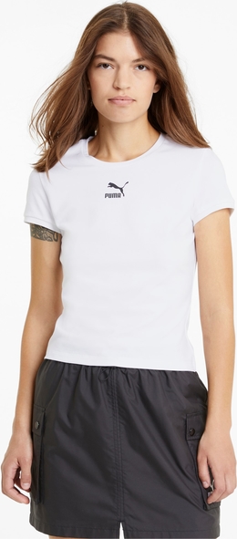 T-shirt Puma z krótkim rękawem w sportowym stylu z okrągłym dekoltem