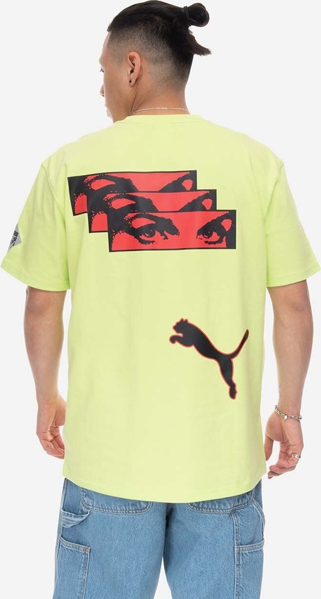 T-shirt Puma z nadrukiem z bawełny w sportowym stylu
