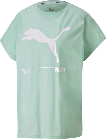 T-shirt Puma z okrągłym dekoltem w sportowym stylu