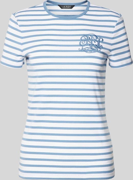 T-shirt Ralph Lauren w stylu casual z okrągłym dekoltem z bawełny