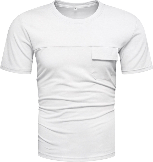 T-shirt Recea w stylu casual z krótkim rękawem