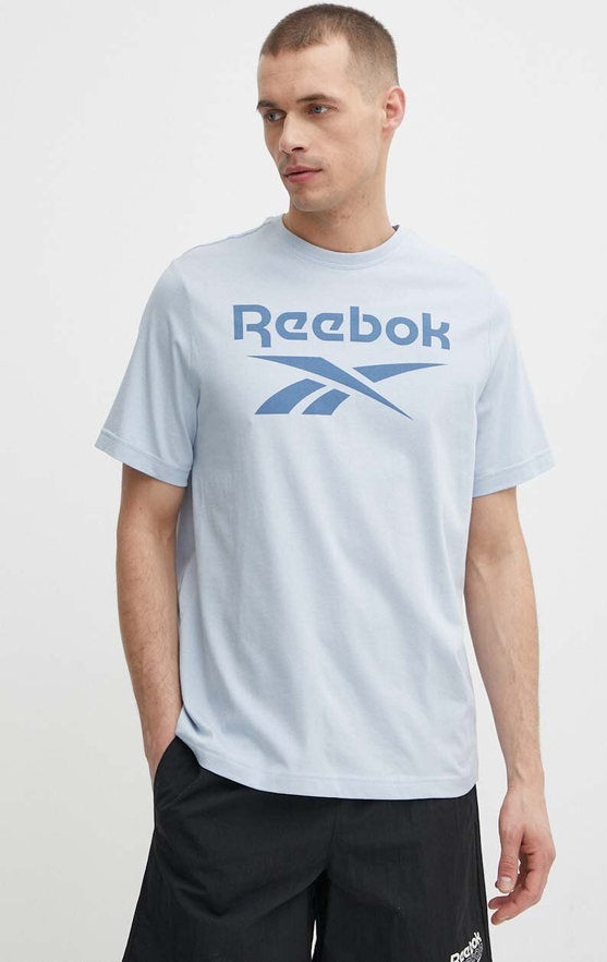T-shirt Reebok w sportowym stylu z nadrukiem