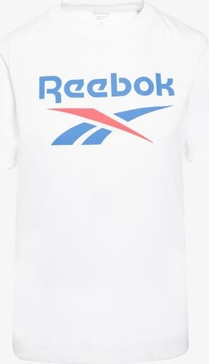 T-shirt Reebok z krótkim rękawem z okrągłym dekoltem w sportowym stylu