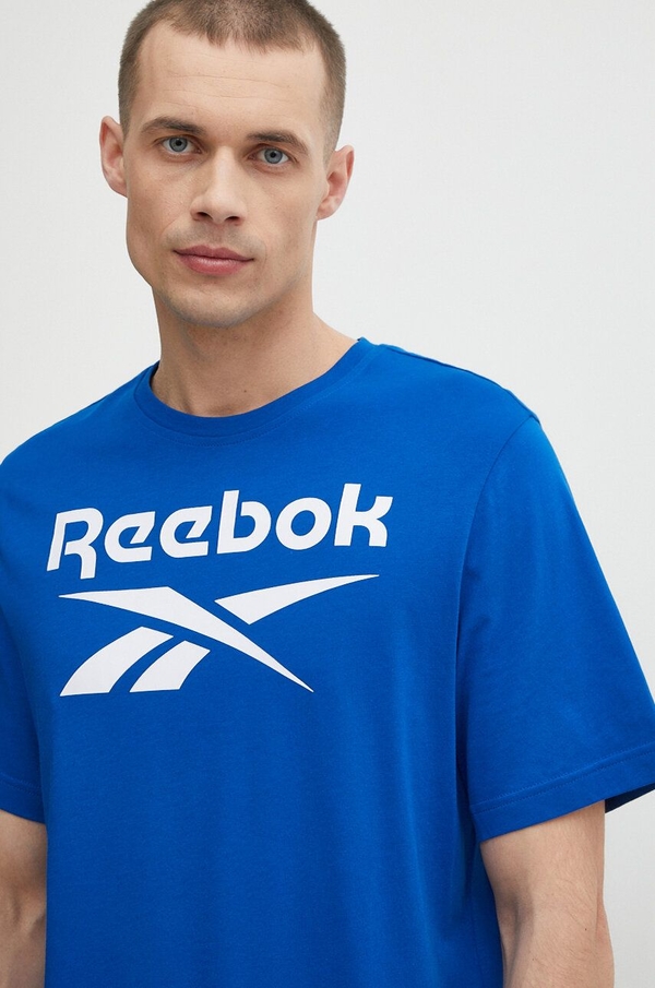 T-shirt Reebok z nadrukiem z krótkim rękawem