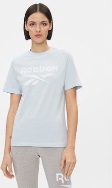 T-shirt Reebok z okrągłym dekoltem w sportowym stylu z krótkim rękawem