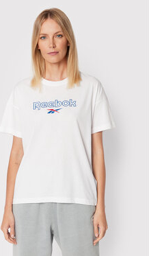 T-shirt Reebok z okrągłym dekoltem z krótkim rękawem