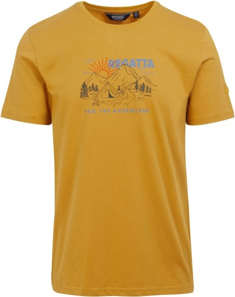 T-shirt Regatta w młodzieżowym stylu z bawełny z krótkim rękawem