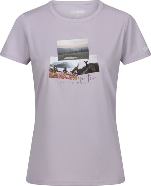 T-shirt Regatta z tkaniny w sportowym stylu z okrągłym dekoltem