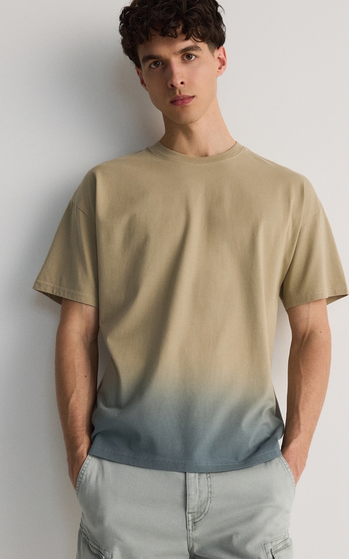 T-shirt Reserved w stylu casual z krótkim rękawem
