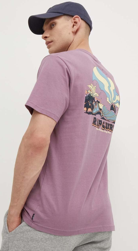 T-shirt Rip Curl w młodzieżowym stylu