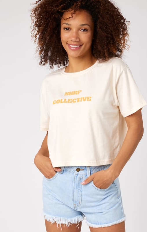 T-shirt Rip Curl z krótkim rękawem z okrągłym dekoltem