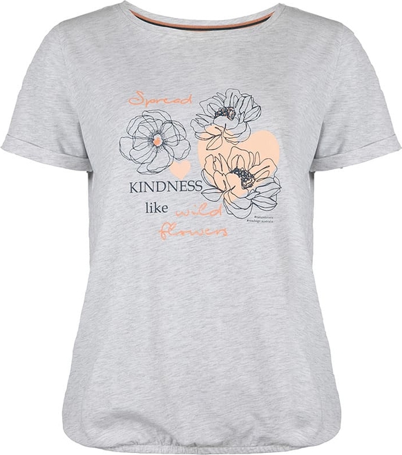 T-shirt Roadsign z bawełny z krótkim rękawem z okrągłym dekoltem
