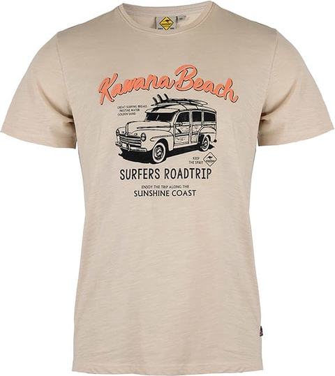 T-shirt Roadsign z krótkim rękawem w młodzieżowym stylu z bawełny