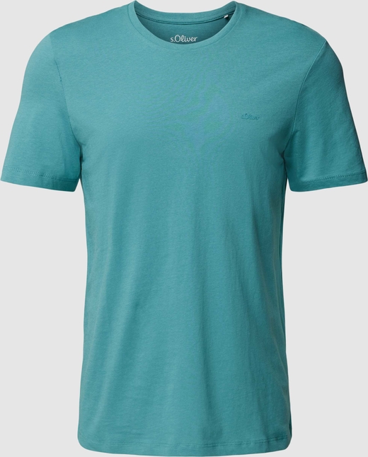 T-shirt S.Oliver w stylu casual z bawełny z krótkim rękawem