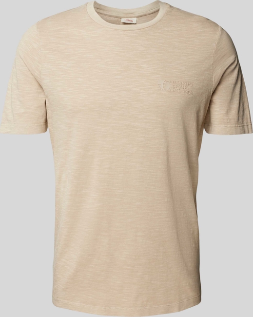 T-shirt S.Oliver w stylu casual z krótkim rękawem z nadrukiem