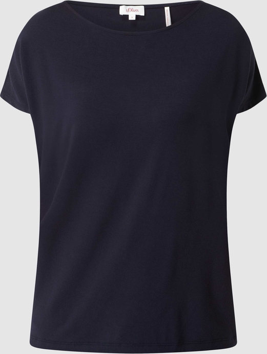 T-shirt S.Oliver w stylu casual z krótkim rękawem z okrągłym dekoltem