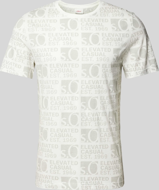 T-shirt S.Oliver z bawełny w młodzieżowym stylu