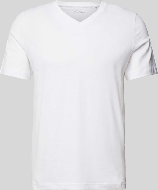 T-shirt S.Oliver z bawełny z nadrukiem