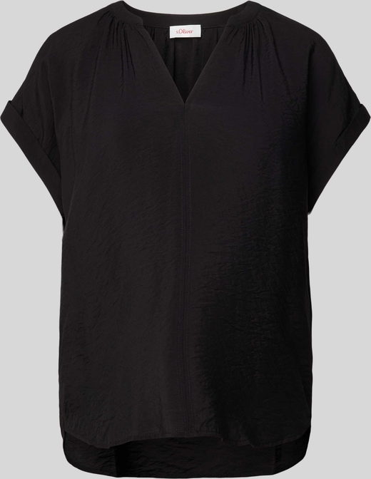 T-shirt S.Oliver z dekoltem w kształcie litery v w stylu casual