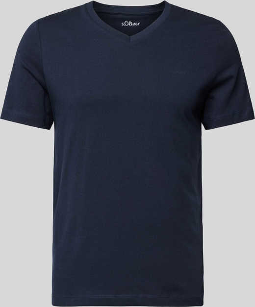 T-shirt S.Oliver z krótkim rękawem z bawełny z nadrukiem