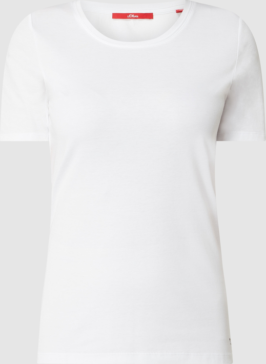 T-shirt S.Oliver z krótkim rękawem z okrągłym dekoltem