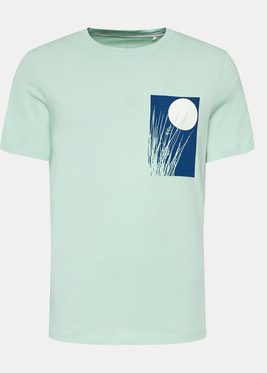 T-shirt S.Oliver z nadrukiem z krótkim rękawem w młodzieżowym stylu