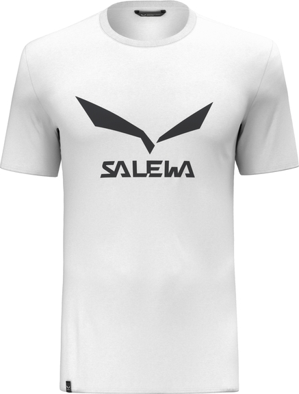 T-shirt Salewa w stylu klasycznym z krótkim rękawem z tkaniny