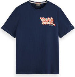 T-shirt Scotch & Soda w młodzieżowym stylu