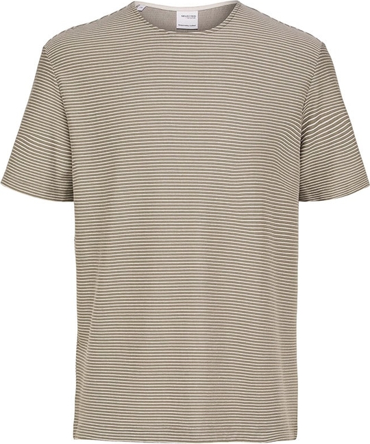 T-shirt Selected Homme z krótkim rękawem z bawełny w stylu casual