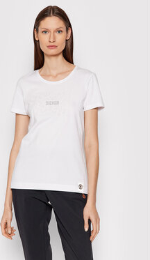 T-shirt Sportalm z okrągłym dekoltem z krótkim rękawem w stylu casual