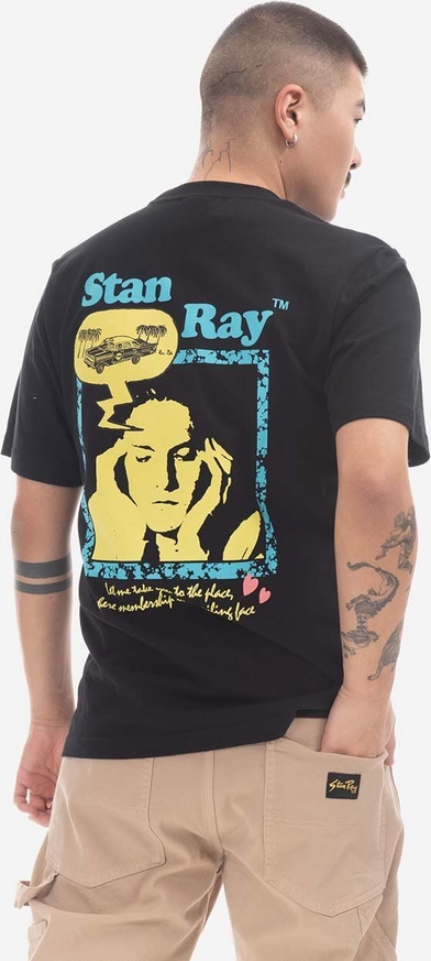 T-shirt Stan Ray z nadrukiem z bawełny
