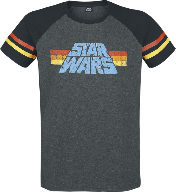 T-shirt STAR WARS w młodzieżowym stylu z bawełny z krótkim rękawem