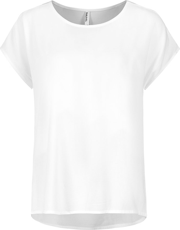 T-shirt SUBLEVEL z krótkim rękawem w stylu casual z okrągłym dekoltem