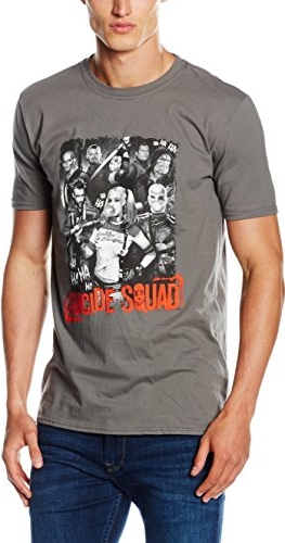 T-shirt Suicide Squad z nadrukiem z krótkim rękawem