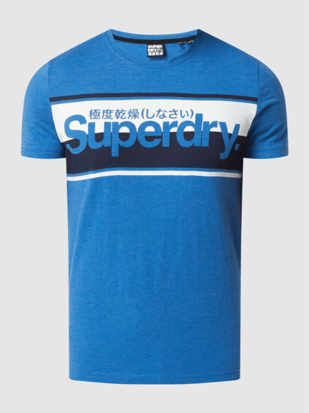 T-shirt Superdry w młodzieżowym stylu z nadrukiem