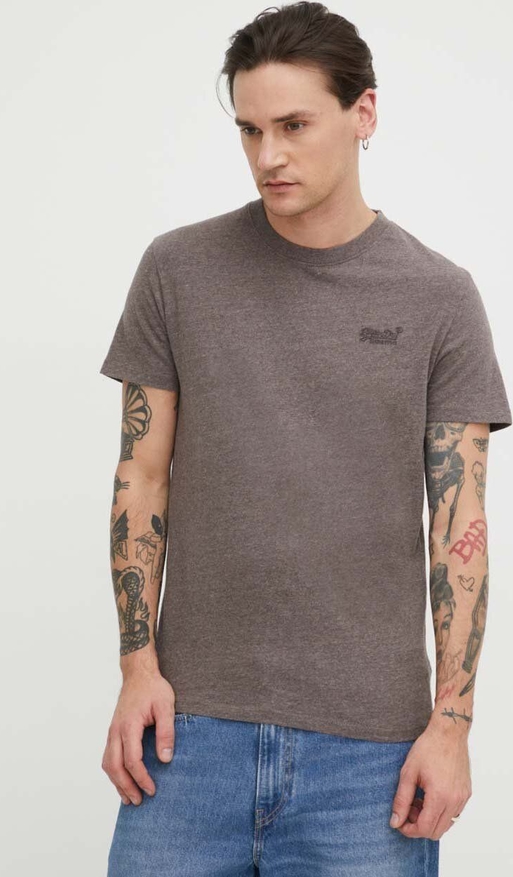 T-shirt Superdry w stylu casual z bawełny z krótkim rękawem