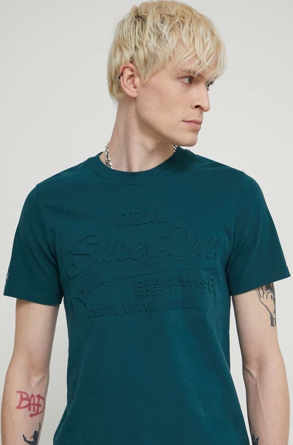 T-shirt Superdry w stylu casual z krótkim rękawem