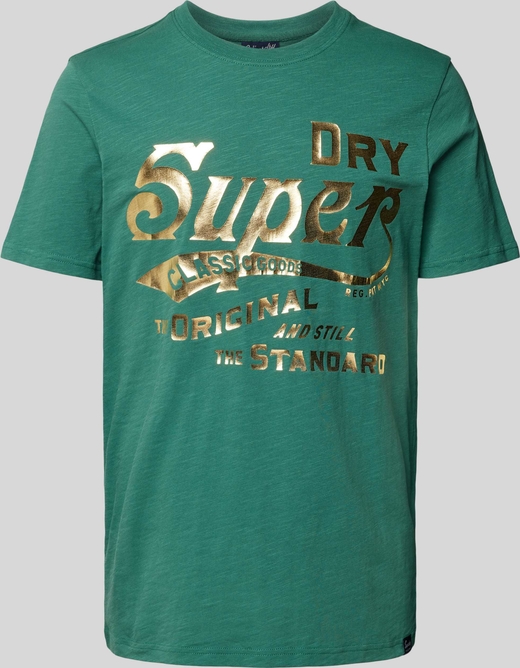 T-shirt Superdry z bawełny z nadrukiem