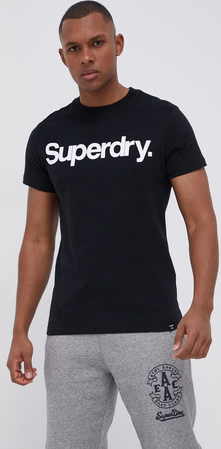 T-shirt Superdry z krótkim rękawem w młodzieżowym stylu