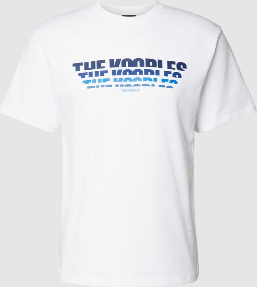 T-shirt The Kooples z nadrukiem z bawełny